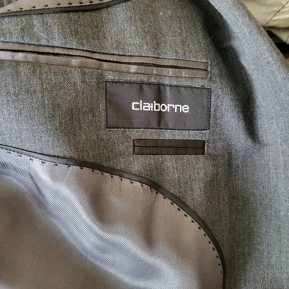 Claiborne Jacket 46R Grey
